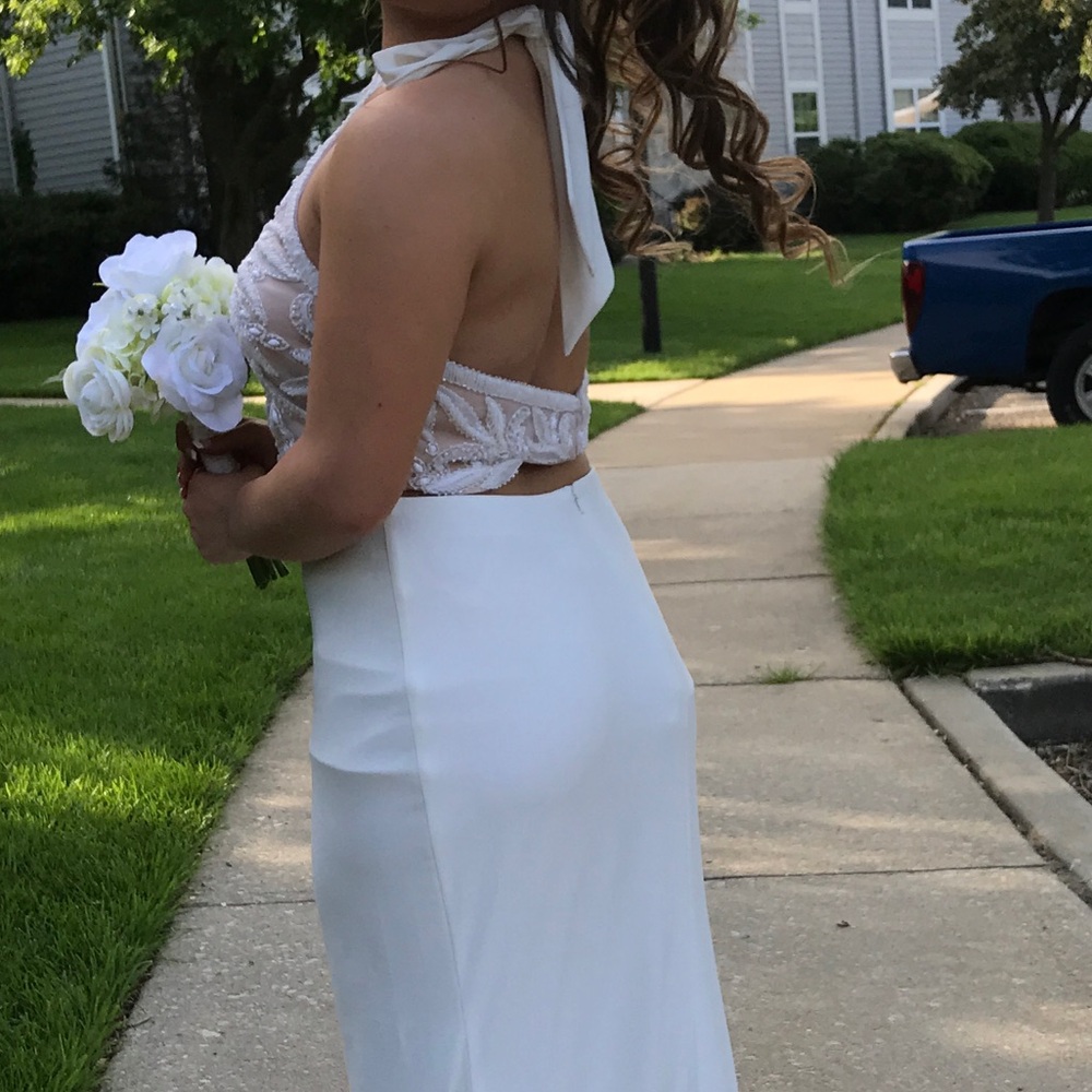 Two piece Prom Dress - Picture 4 of 11